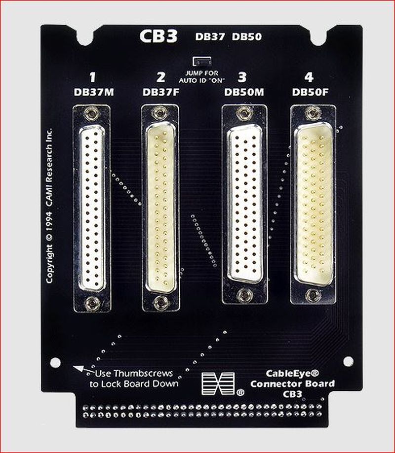 CableEye 733 / CB3 interface board (DB37, DB50)