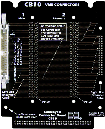 CableEye 740 / CB10 interface board (VME, DIN 64-, 96-pin)