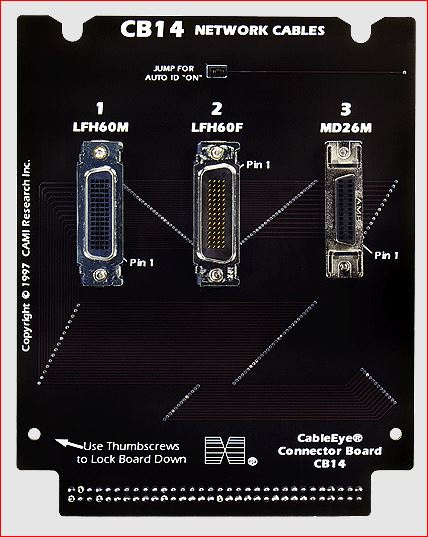 CableEye 744 / CB14 interface board (Molex LFH60, MD26)