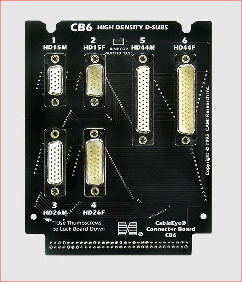 CableEye 736 / CB6 Interface-Board (HD15, HD26, HD44)