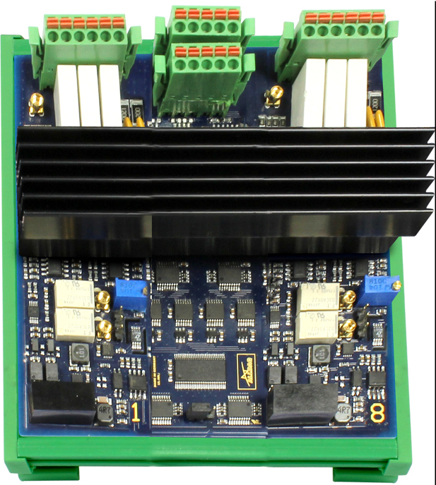 ALLDAQ ADQ-42 V1.5 / programmierbare Stromsenke mit 2 potentialfreien Kanälen / Dauerleistung 15W / Auflösung 1mA (16bit DAC)
