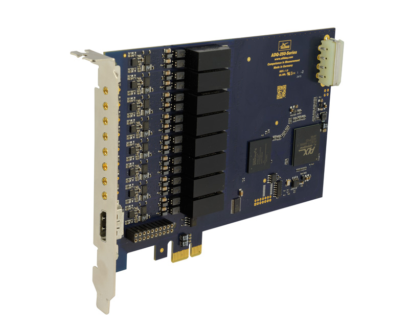 ALLDAQ ADQ-255-PCIe / ±10,24 V, 16 bit A/D, 250 kS/s, 8x DIO